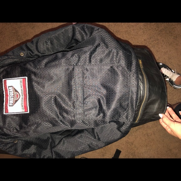 Leather Motorcycle Jacket - Picture 6 of 9